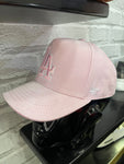 Gorras L.A gamuza rosa