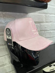 Gorras L.A gamuza rosa