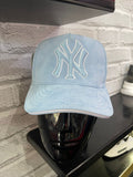 Gorras NY gamuza Azul celeste