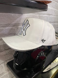 Gorras NY gamuza Blanca